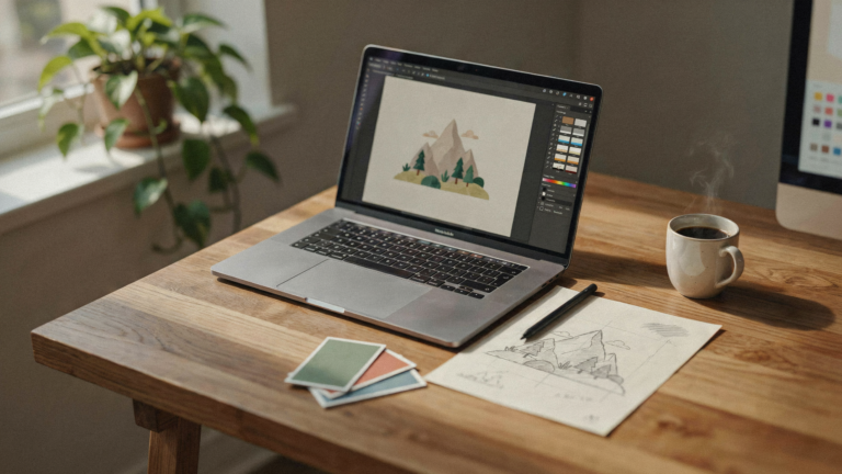 Illustration numérique: choisir un flux de travail avant un logiciel